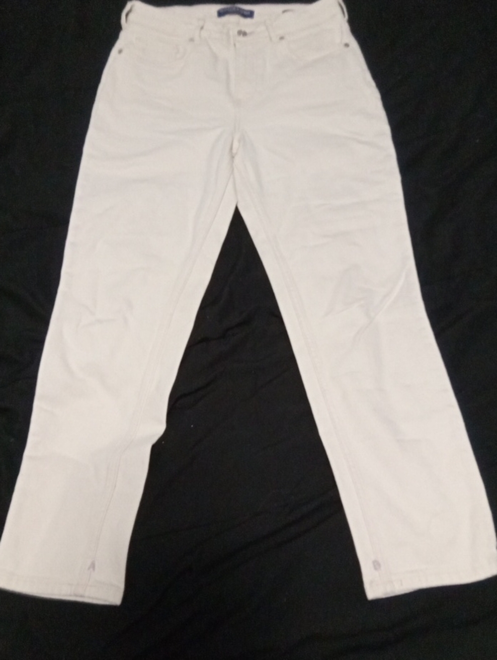 Scotch & Soda Size 28 "High Five" High Rise Slim Tapered Jeans Cream White